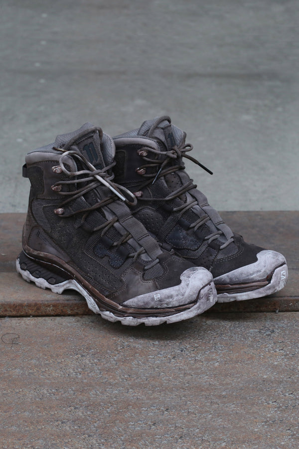 11 by boris bidjan saberi Hand-dyed high-top sports shoes series Very comfortable to wear Slightly increased height Made in Germany BOOT2-XIU Rust color P111